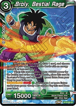 BT19-090 Broly, Bestial Rage