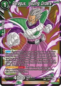BT19-091 Paragus, Issuing Orders