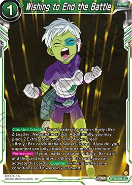 BT19-099 Wishing to End the Battle