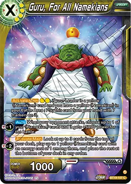 BT19-107 Guru, For All Namekians