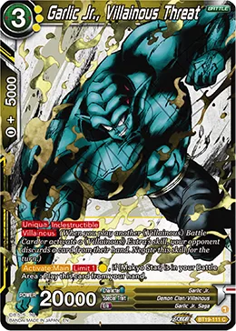 BT19-111 Garlic Jr., Villainous Threat