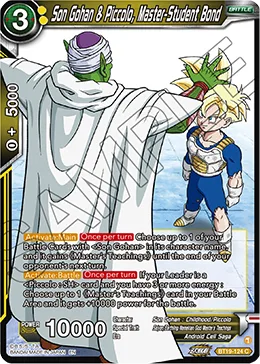 BT19-124 Son Gohan & Piccolo, Master-Student Bond