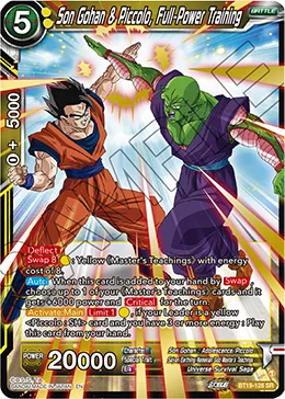 BT19-128 Son Gohan & Piccolo, Full-Power Training