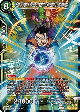 BT19-129 Son Gohan & Piccolo, Master-Student Combination