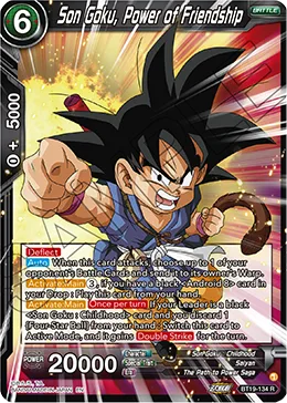 BT19-134 Son Goku, Power of Friendship