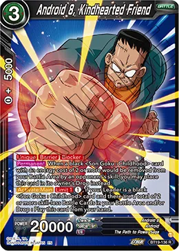 BT19-136 Android 8, Kindhearted Friend