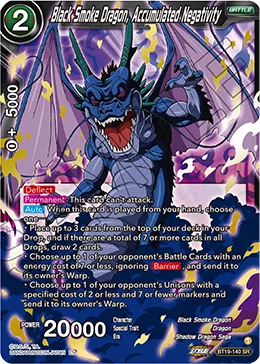 BT19-140 Black Smoke Dragon, Accumulated Negativity