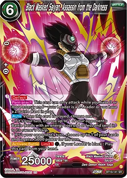 BT19-141 Black Masked Saiyan, Assassin from the Darkness