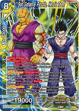 BT19-145 Son Gohan & Piccolo, Heroic Team