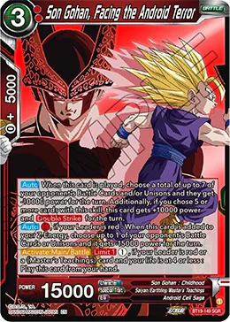 BT19-149 Son Gohan, Facing the Android Terror