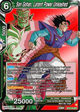 BT19-150 Son Gohan, Latent Power Unleashed