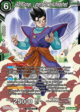 BT19-150 Son Gohan, Latent Power Unleashed (Promo)