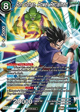 BT19-151 Son Gohan, Power Reclaimed (Promo)