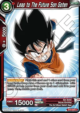 BT2-008 Leap to The Future Son Goten
