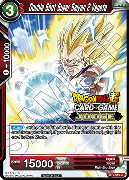 BT2-010 Double Shot Super Saiyan 2 Vegeta (Promo)