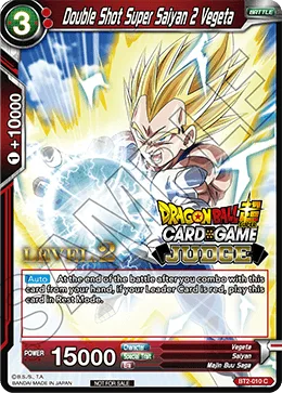 BT2-010 Double Shot Super Saiyan 2 Vegeta (Promo)