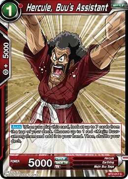 BT2-017 Hercule, Buu's Assistant