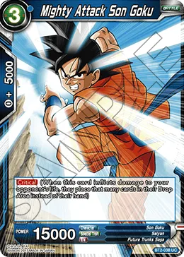 BT2-038 Mighty Attack Son Goku