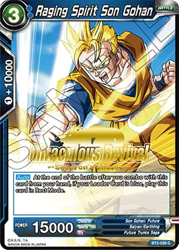 BT2-039 Raging Spirit Son Gohan (Promo)