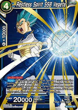 BT2-040 Restless Spirit SSB Vegeta