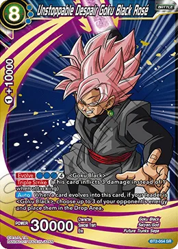 BT2-054 Unstoppable Despair Goku Black Rosé