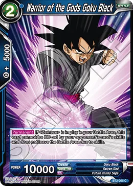 BT2-055 Warrior of the Gods Goku Black