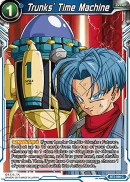 BT2-066 Trunks' Time Machine
