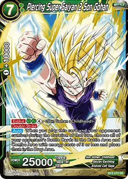 BT2-073 Piercing Super Saiyan 2 Son Gohan
