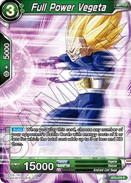 BT2-076 Full Power Vegeta