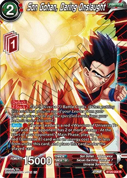 BT20-004 Son Gohan, Daring Onslaught