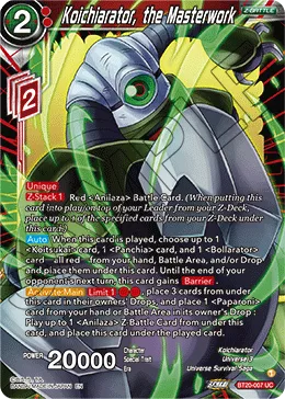 BT20-007 Koichiarator, the Masterwork