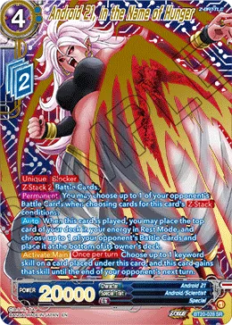 BT20-028 Android 21, in the Name of Hunger (Alt art)