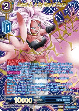 BT20-029 Android 21, in the Name of Peace (Alt art)