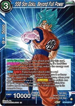 BT20-031 SSB Son Goku, Beyond Full Power