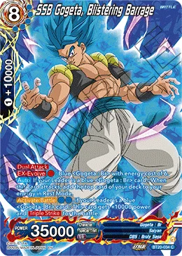 BT20-034 SSB Gogeta, Blistering Barrage (Alt art)