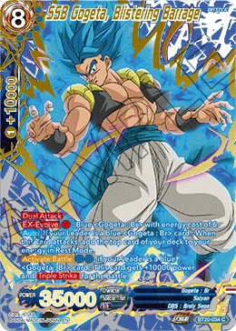 BT20-034 SSB Gogeta, Blistering Barrage (Alt art)
