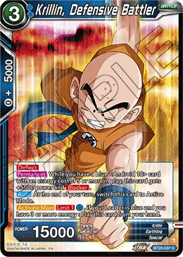 BT20-037 Krillin, Defensive Battler