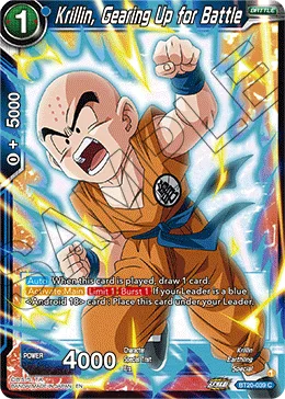 BT20-039 Krillin, Gearing Up for Battle