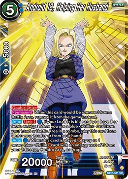 BT20-041 Android 18, Helping Her Husband