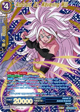 BT20-046 Android 21, Wavering Will (Alt art)