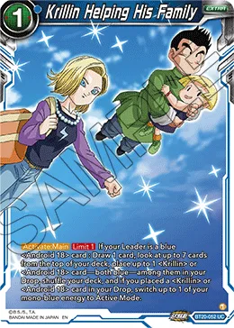 BT20-052 Krillin Helping His Family