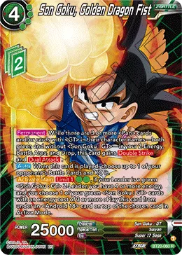 BT20-060 Son Goku, Golden Dragon Fist