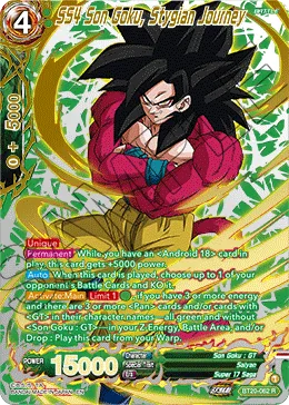 BT20-062 SS4 Son Goku, Stygian Journey (Alt art)