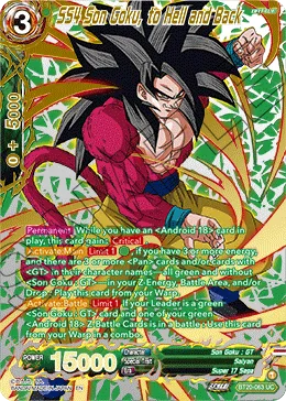 BT20-063 SS4 Son Goku, to Hell and Back (Alt art)