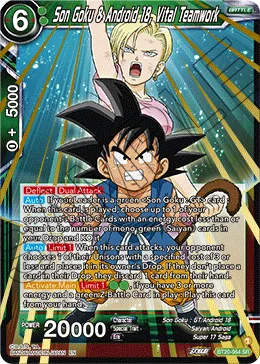 BT20-064 Son Goku & Android 18, Vital Teamwork