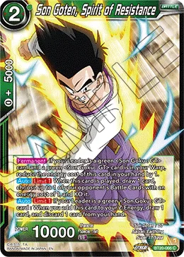 BT20-066 Son Goten, Spirit of Resistance