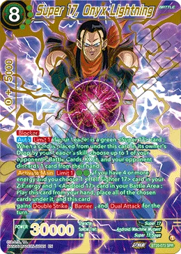 BT20-073 Super 17, Onyx Lightning (SPR)