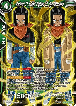 BT20-077 Android 17 & Hell Fighter 17, Synchronized