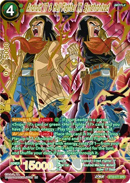 BT20-077 Android 17 & Hell Fighter 17, Synchronized (SPR)