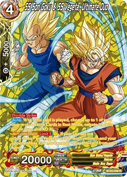BT20-096 SS Son Goku & SS Vegeta, Ultimate Duo (Alt art)